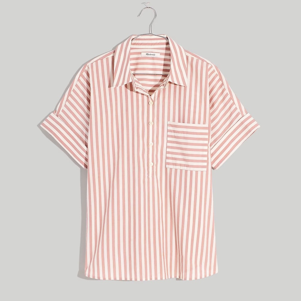 Madewell Stripe Popover Shirt